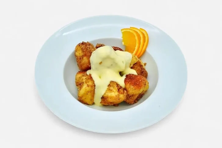 Aranygaluska vanília öntettel