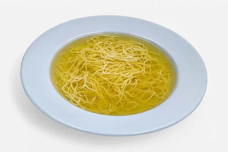 Csontleves cérnametélttel