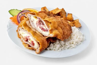 Sajtos sonkás töltött szelet