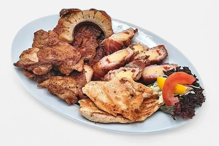 Roston tál 3 személy részére