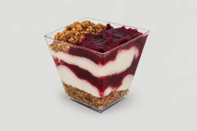 Erdei gyümölcsös sajttorta pohárkrém