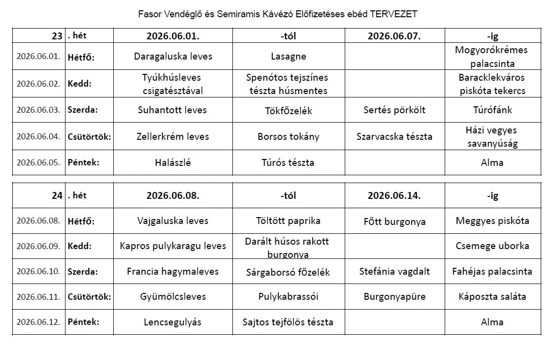 2026 menü 23-24 hét