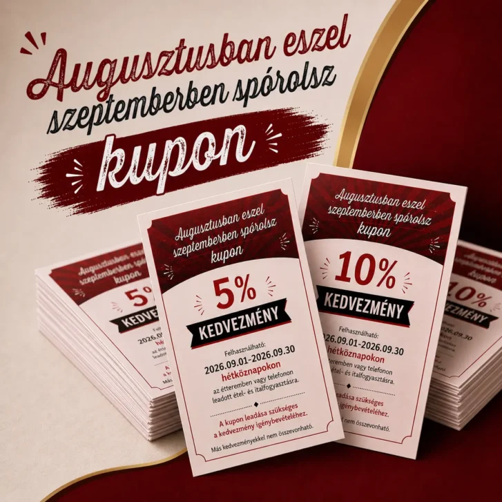 Augusztusban eszel szeptemberben spórolsz kupon