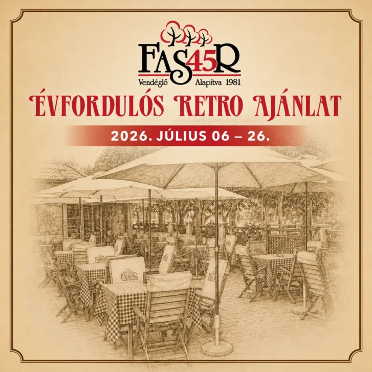 Évfordulós retro ajánlat bevezető kép