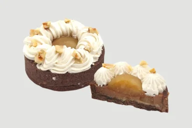 Kardamomos mogyoró - körte tarte