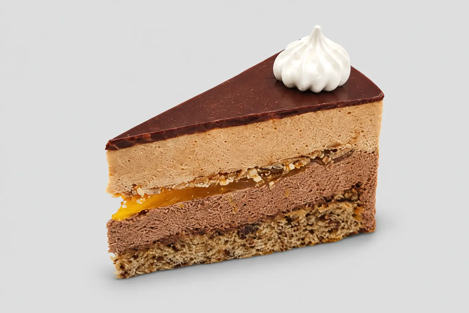 Kávétorta szelet