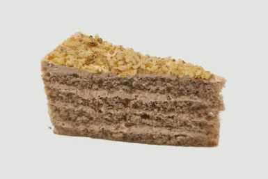 Diótorta szelet cukor,- tej- és lisztmentes
