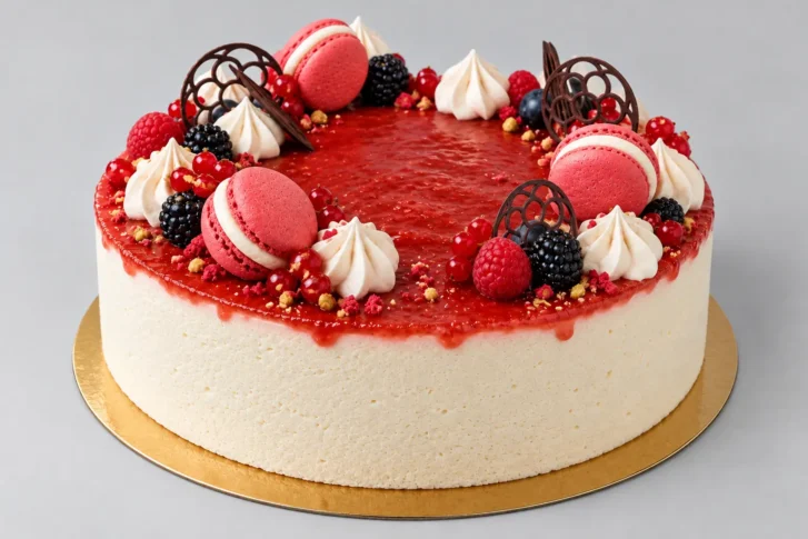 Krémes epres pisztácia torta, előrendelésre