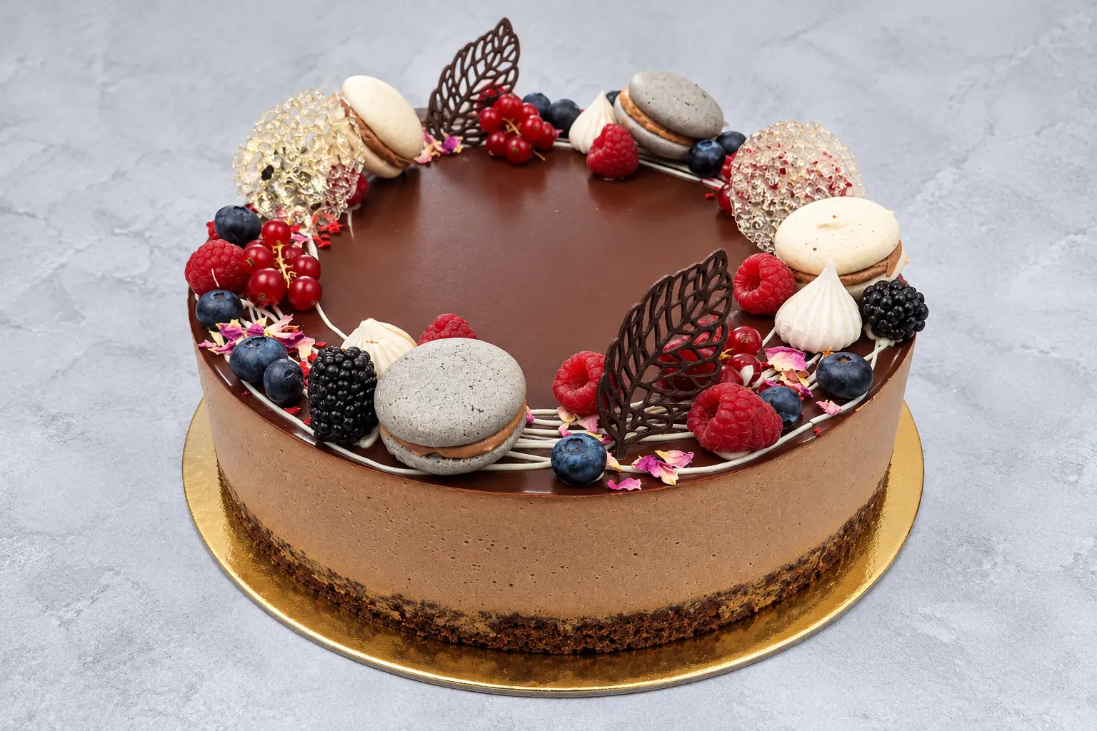 Málnás csokimousse torta előrendelésre