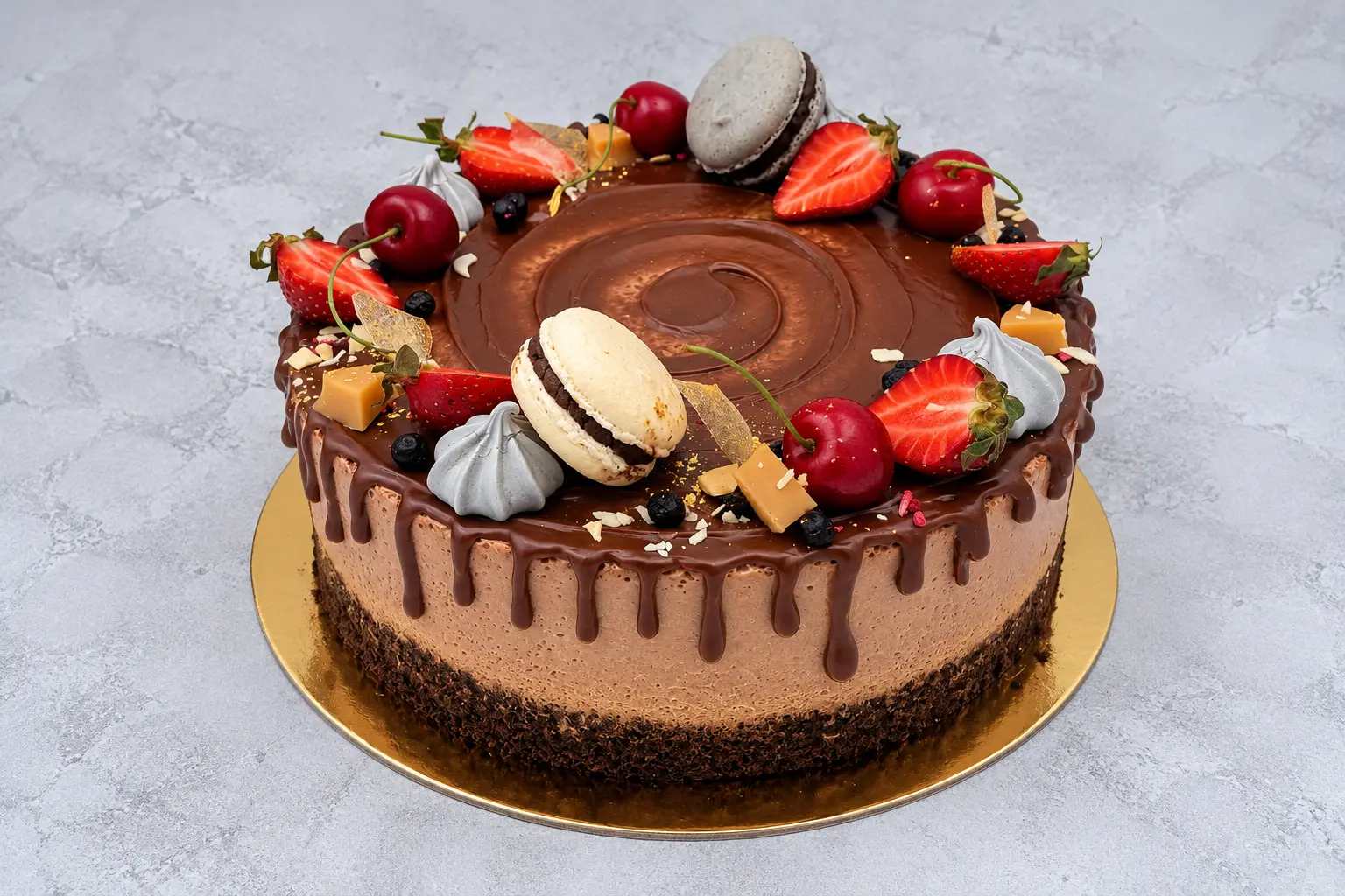Málnás csokimousse torta előrendelésre