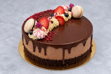 Málnás csokimousse torta előrendelésre