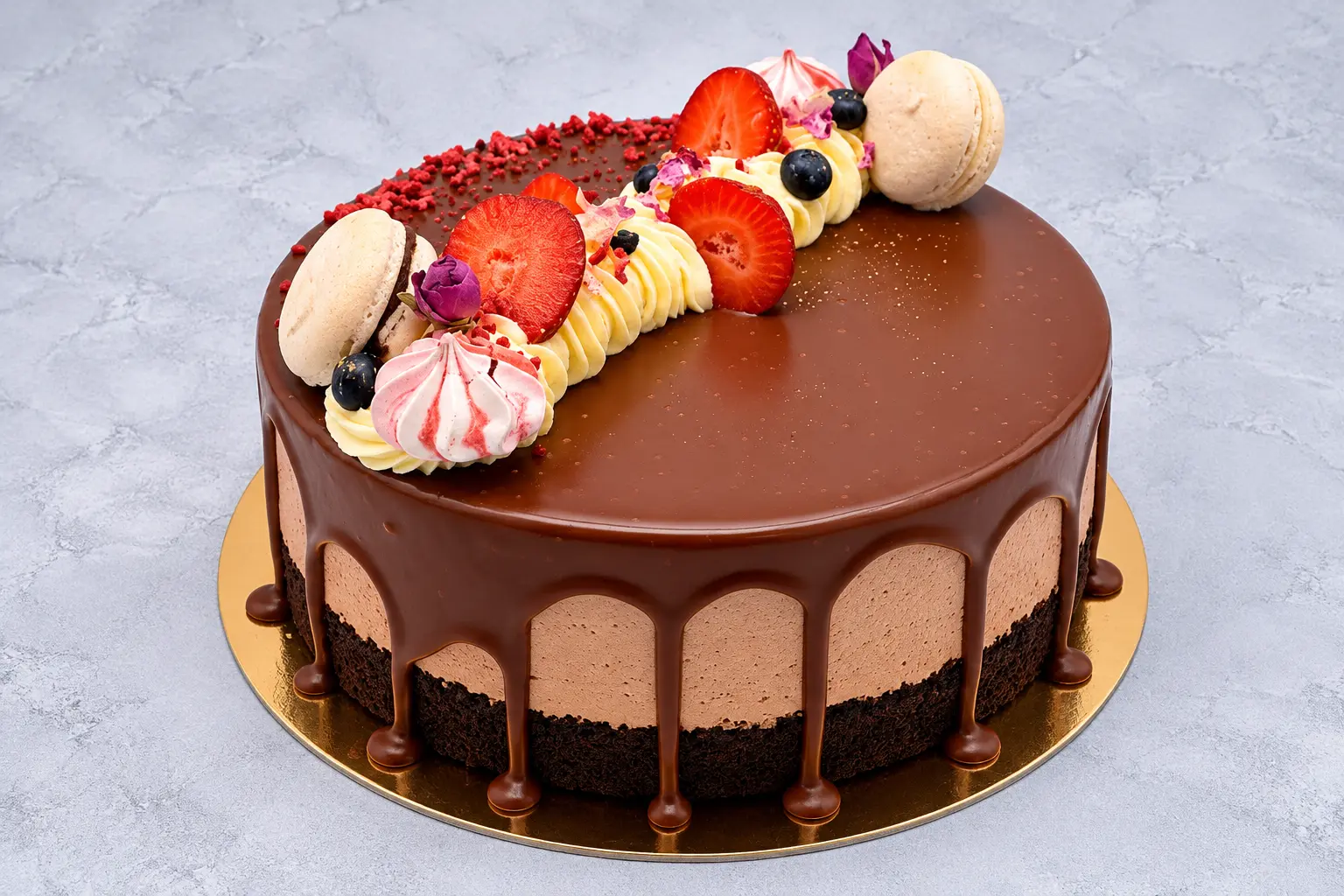 Málnás csokimousse torta előrendelésre