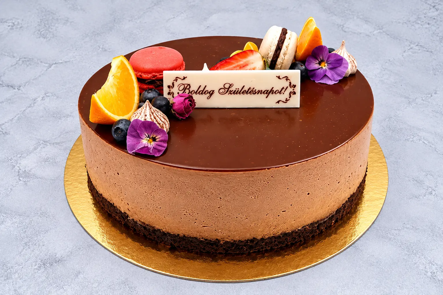 Málnás csokimousse torta előrendelésre