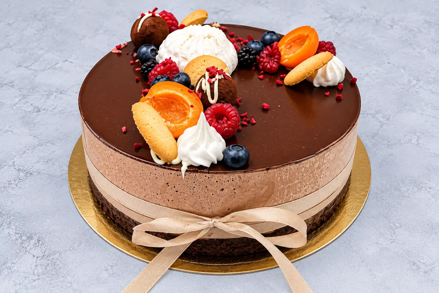 Málnás csokimousse torta előrendelésre