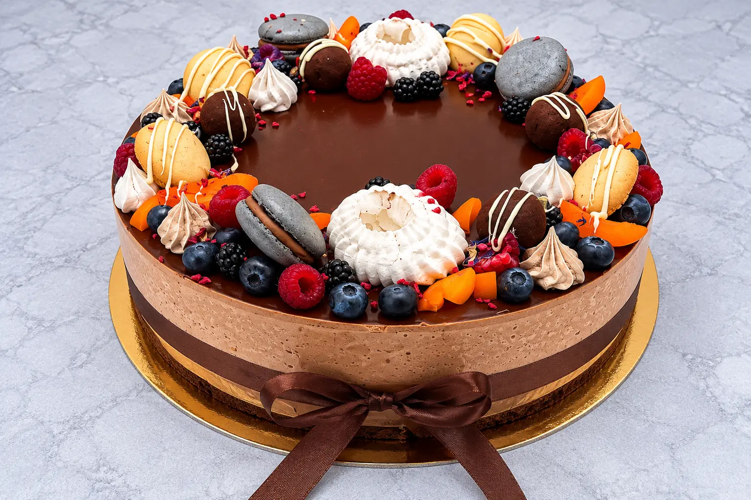 Málnás csokimousse torta előrendelésre