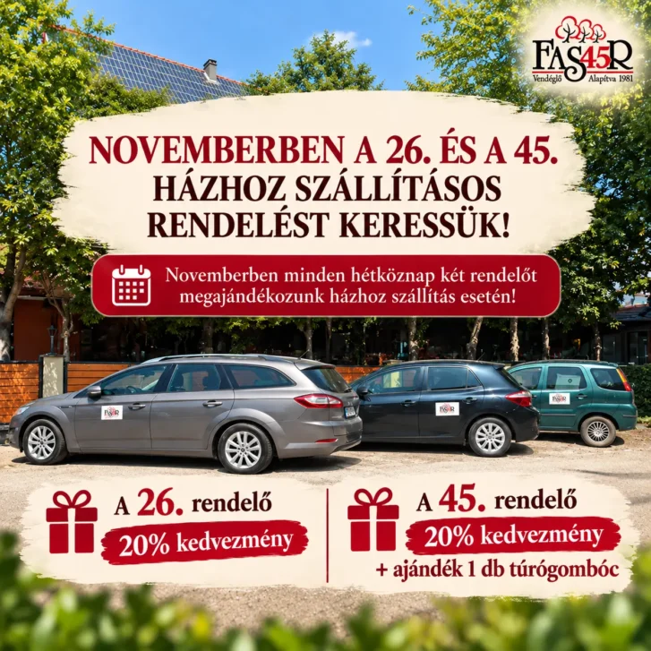 Novemberben házhoz szállításos meglepetés